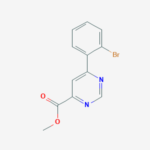 Methyl 6-(2-bromophenyl)pyrimidine-4-carboxylate