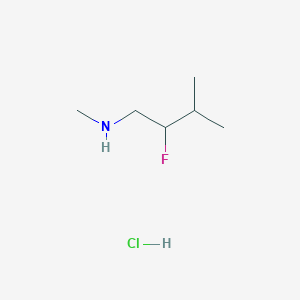 (2-Fluoro-3-methylbutyl)(methyl)amine hydrochloride