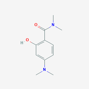 molecular formula C11H16N2O2 B14843751 4-(Dimethylamino)-2-hydroxy-N,N-dimethylbenzamide 