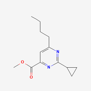 Methyl 6-butyl-2-cyclopropylpyrimidine-4-carboxylate
