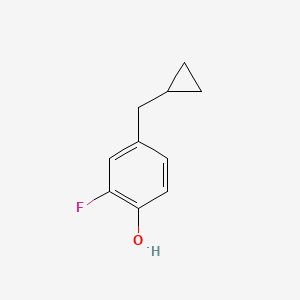 4-(Cyclopropylmethyl)-2-fluorophenol