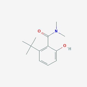 molecular formula C13H19NO2 B14843783 2-Tert-butyl-6-hydroxy-N,N-dimethylbenzamide 