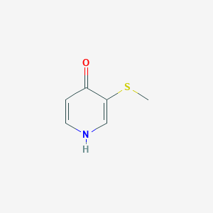 molecular formula C6H7NOS B14843808 3-(Methylsulfanyl)pyridin-4-OL 