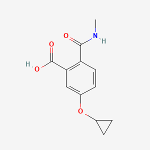 5-Cyclopropoxy-2-(methylcarbamoyl)benzoic acid