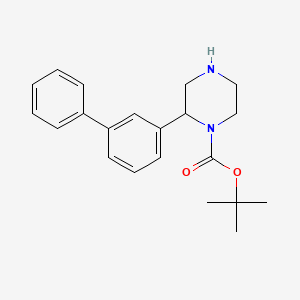 2-Biphenyl-3-YL-piperazine-1-carboxylic acid tert-butyl ester