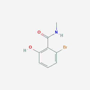 molecular formula C8H8BrNO2 B14843822 2-Bromo-6-hydroxy-N-methylbenzamide 