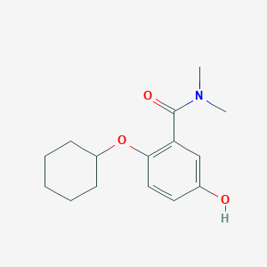 2-(Cyclohexyloxy)-5-hydroxy-N,N-dimethylbenzamide