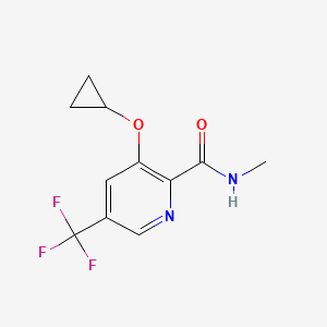 3-Cyclopropoxy-N-methyl-5-(trifluoromethyl)picolinamide