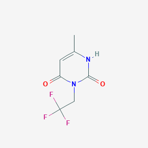 6-Methyl-3-(2,2,2-trifluoroethyl)-1,2,3,4-tetrahydropyrimidine-2,4-dione