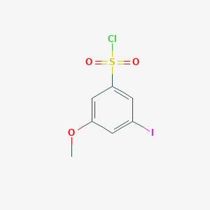 3-Iodo-5-methoxybenzenesulfonyl chloride