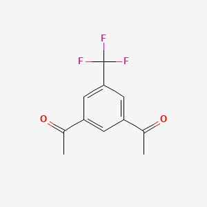 1-[3-Acetyl-5-(trifluoromethyl)phenyl]ethanone