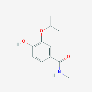 molecular formula C11H15NO3 B14843881 4-Hydroxy-3-isopropoxy-N-methylbenzamide 