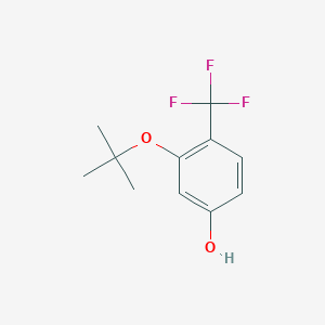 3-Tert-butoxy-4-(trifluoromethyl)phenol