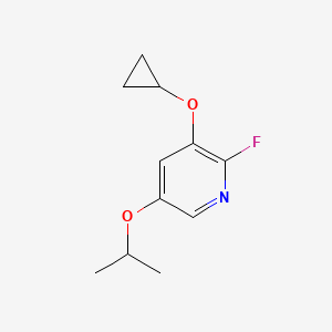 3-Cyclopropoxy-2-fluoro-5-isopropoxypyridine