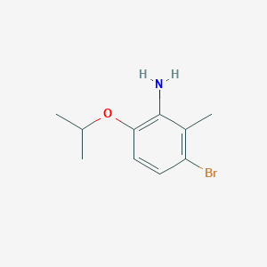 molecular formula C10H14BrNO B1484392 3-Bromo-6-isopropoxy-2-methylphenylamine CAS No. 1865086-15-2