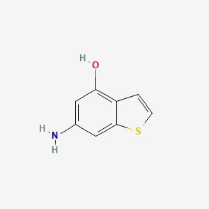 molecular formula C8H7NOS B1484394 6-Amino-1-benzothiophen-4-ol CAS No. 2168425-31-6