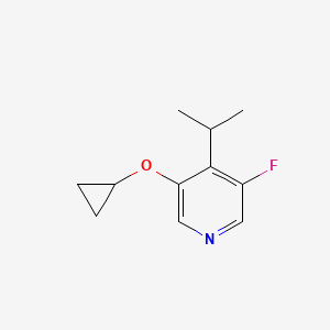 3-Cyclopropoxy-5-fluoro-4-isopropylpyridine