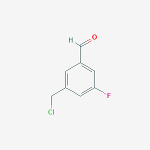 3-(Chloromethyl)-5-fluorobenzaldehyde