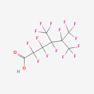 molecular formula C8HF15O2 B1484396 2,2,3,3,4,5,6,6,6-Nonafluoro-4,5-bis(trifluoromethyl)hexanoic acid CAS No. 1144512-36-6
