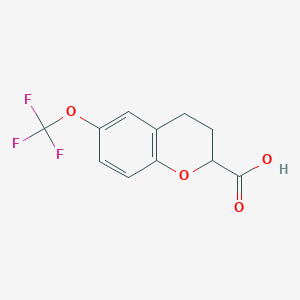 6-(Trifluoromethoxy)chromane-2-carboxylic acid