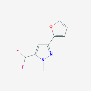 5-(Difluoromethyl)-3-(2-furyl)-1-methyl-1H-pyrazole