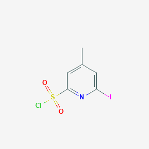 6-Iodo-4-methylpyridine-2-sulfonyl chloride