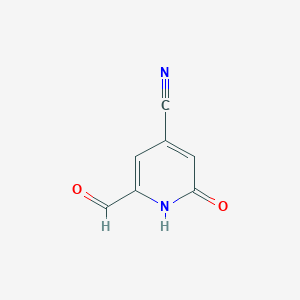 2-Formyl-6-hydroxyisonicotinonitrile