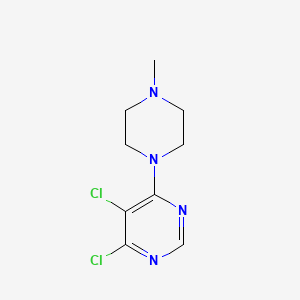 molecular formula C9H12Cl2N4 B1484406 4,5-Dichloro-6-(4-methyl-1-piperazinyl)pyrimidine CAS No. 1823894-91-2