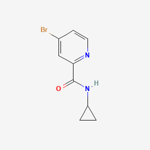 molecular formula C9H9BrN2O B14844065 4-Bromo-N-cyclopropylpicolinamide CAS No. 947534-65-8