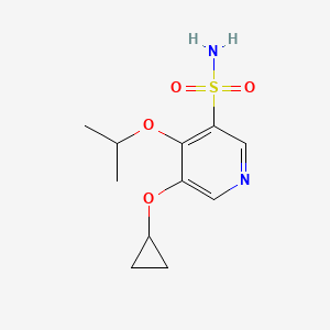 5-Cyclopropoxy-4-isopropoxypyridine-3-sulfonamide