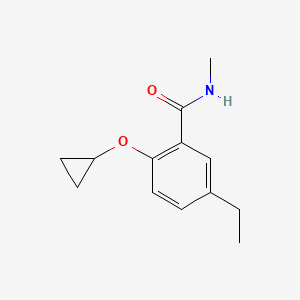 2-Cyclopropoxy-5-ethyl-N-methylbenzamide