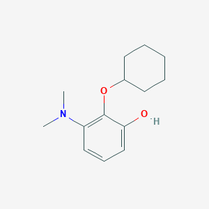 2-(Cyclohexyloxy)-3-(dimethylamino)phenol