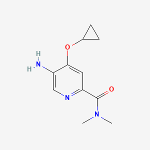 5-Amino-4-cyclopropoxy-N,N-dimethylpicolinamide