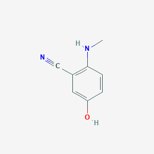 5-Hydroxy-2-(methylamino)benzonitrile