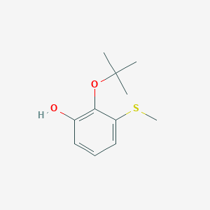 2-(Tert-butoxy)-3-(methylsulfanyl)phenol