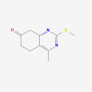 4-Methyl-2-(methylthio)-5,8-dihydroquinazolin-7(6H)-one