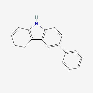 molecular formula C18H15N B1484419 6-Phenyl-4,9-dihydro-3H-carbazole CAS No. 2206823-41-6