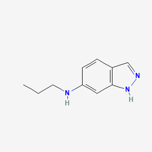 molecular formula C10H13N3 B14844231 N-Propyl-1H-indazol-6-amine 