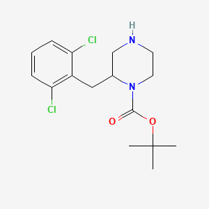 2-(2,6-Dichloro-benzyl)-piperazine-1-carboxylic acid tert-butyl ester