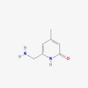 6-(Aminomethyl)-4-methylpyridin-2-OL