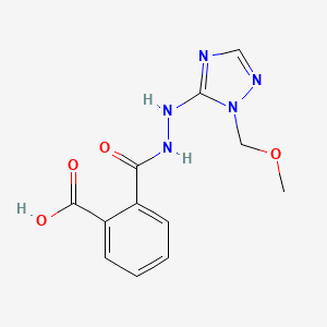 2-({2-[1-(Methoxymethyl)-1H-1,2,4-triazol-5-yl]hydrazino}carbonyl)benzoic acid