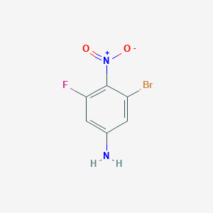 molecular formula C6H4BrFN2O2 B1484435 3-Bromo-5-fluoro-4-nitroaniline CAS No. 1805109-05-0