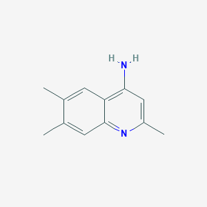 2,6,7-Trimethylquinolin-4-amine