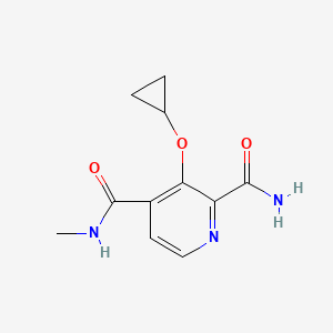 3-Cyclopropoxy-N4-methylpyridine-2,4-dicarboxamide