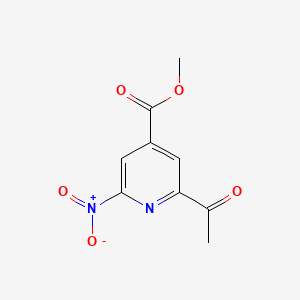 Methyl 2-acetyl-6-nitroisonicotinate