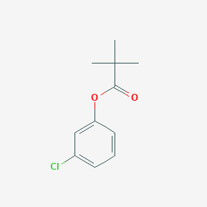 molecular formula C11H13ClO2 B14844411 3-Chlorophenyl pivalate 