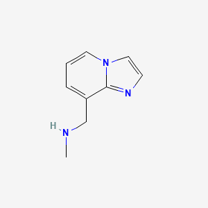 molecular formula C9H11N3 B14844448 (Imidazo[1,2-A]pyridin-8-ylmethyl)(methyl)amine 