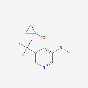 5-Tert-butyl-4-cyclopropoxy-N,N-dimethylpyridin-3-amine