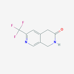 6-(Trifluoromethyl)-1,4-dihydro-2,7-naphthyridin-3(2H)-one