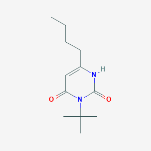 molecular formula C12H20N2O2 B1484452 6-Butyl-3-tert-butyl-1,2,3,4-tetrahydropyrimidine-2,4-dione CAS No. 2097957-37-2